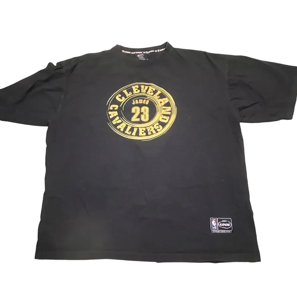 NBA UNK Cleveland Cavaliers LeBron James #23 Graphic Tee‎ Basketball Shirt 3XL